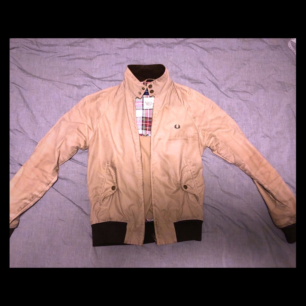 Fred Perry: Waxed Harrington Jacket